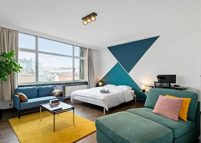 Cozy Antwerp - Cityview Studio Free Parking